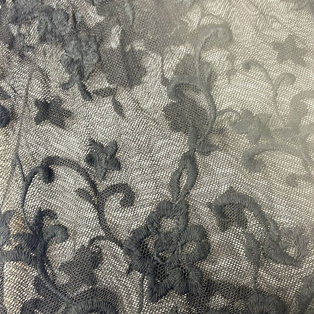 This Is A Custom Tailored Transparant Blouse. Bla… - image 4